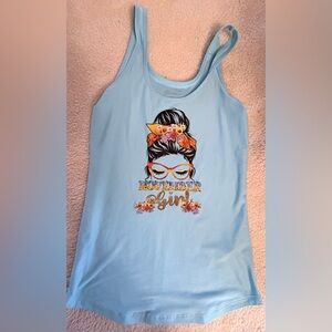 No Boundaries Light Blue Top